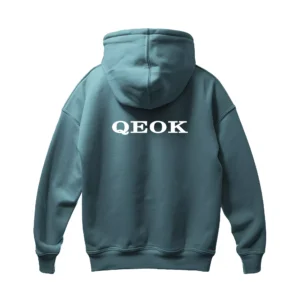 light blue hoodie back view