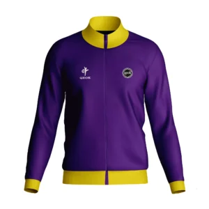 purple zip jacket track jacket