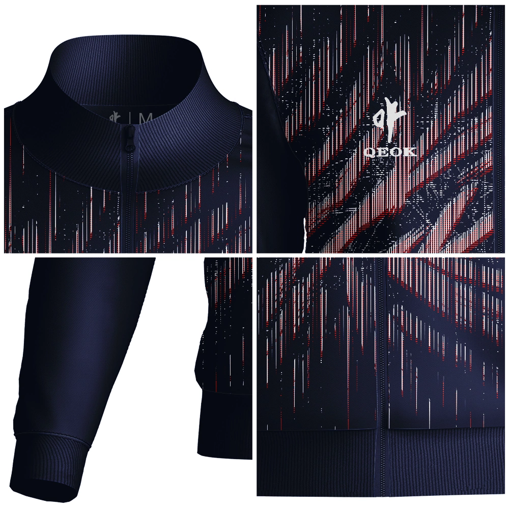 Details of Navy Graphic Custom Training Jacket